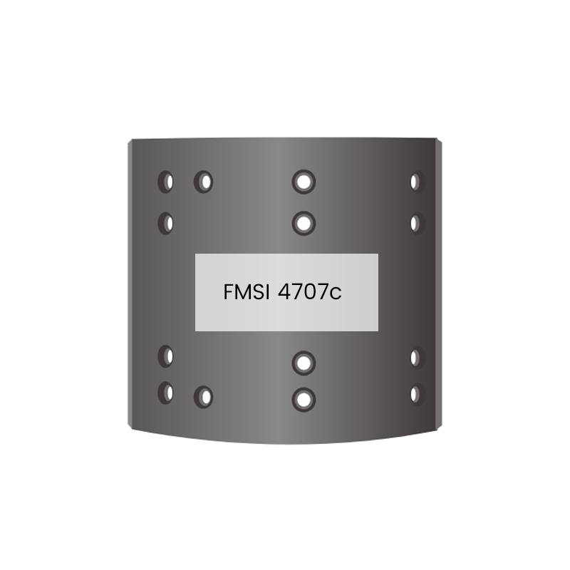 Forro de freno 4707c Pastilla de freno resistente a altas temperaturas
