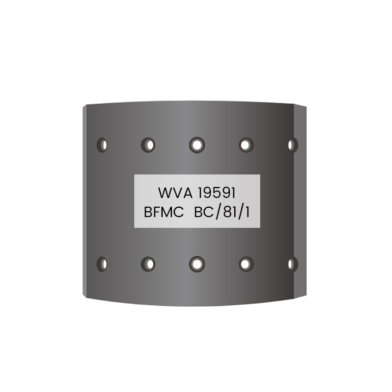 19591 BC/81/1 Forro de freno para BPW