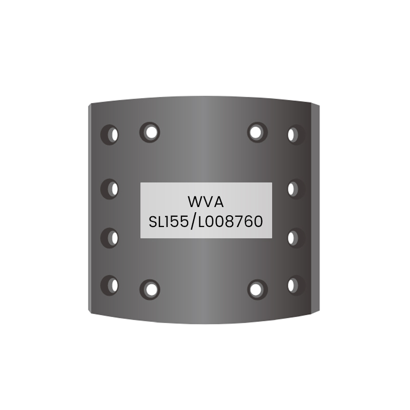 Forro de freno SL155/L008760 Pastilla de freno de 12 orificios